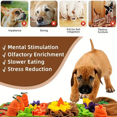 Tapete Olfativo Plegable para Perros | Antiestrés y Lavable