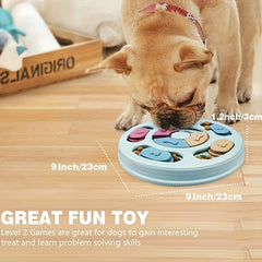 Plato Lento Interactivo para Perros | Juguete Tipo Rompecabezas