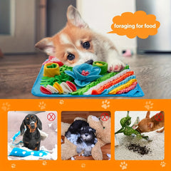 Alfombra Olfativa para Perros 39×39 cm | Antideslizante y Estimulante