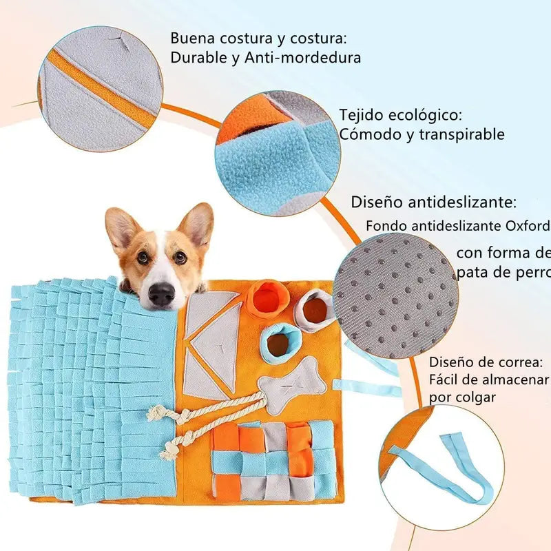 Alfombra Olfativa para Perros | Estimulación y Antiestrés en Casa