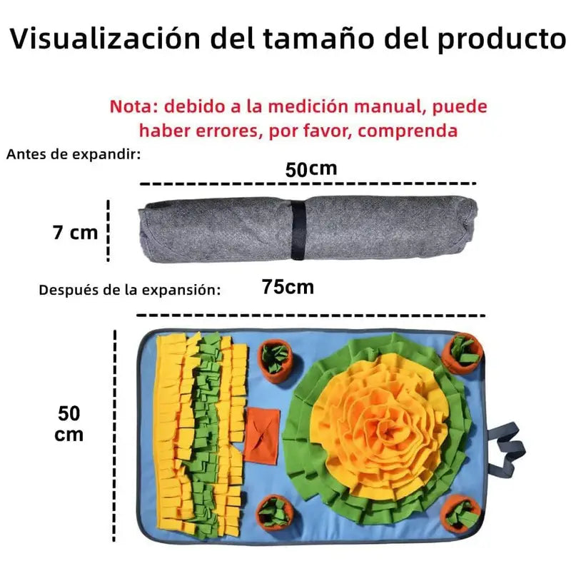 Alfombra Olfativa para Perros | Estimulación y Antiestrés en Casa